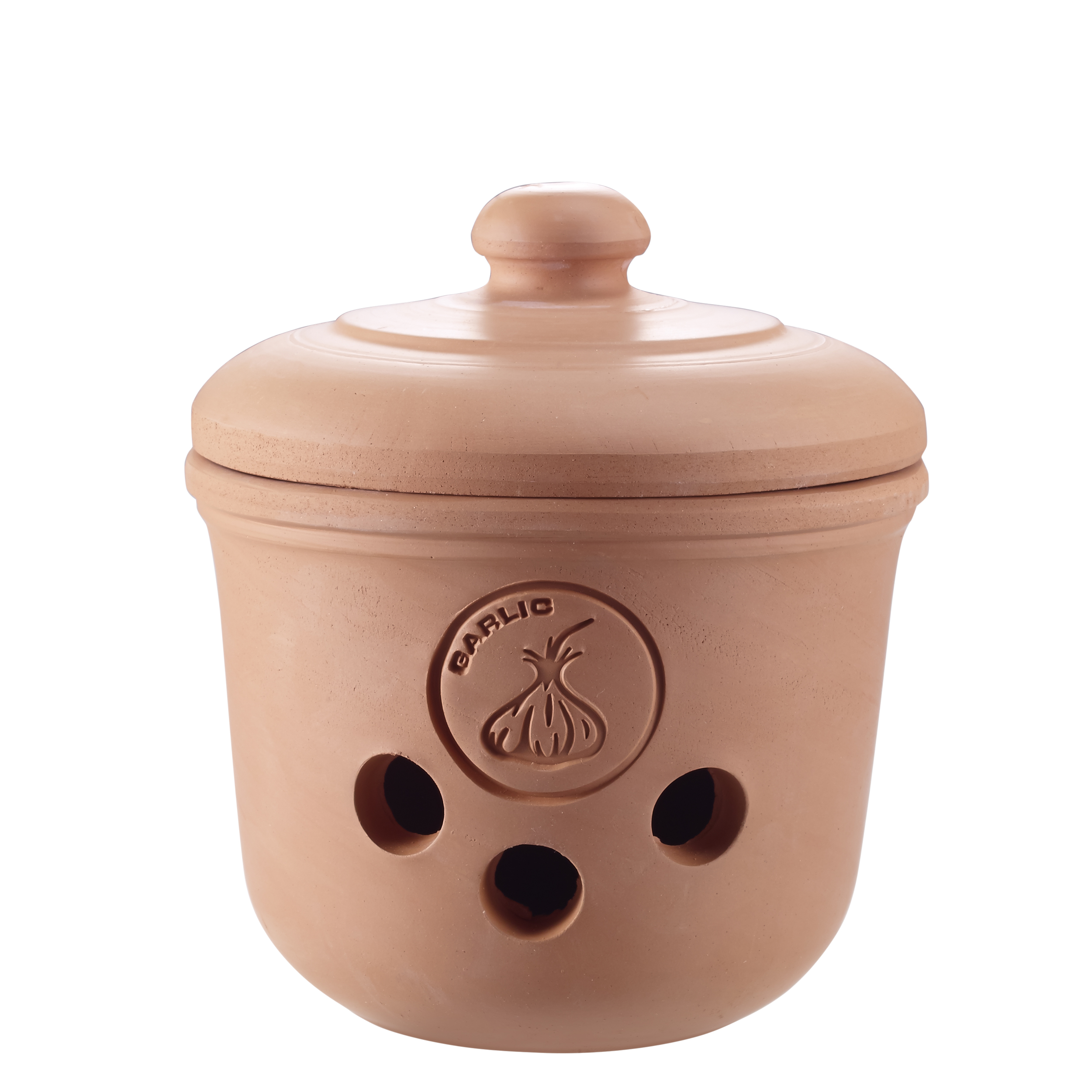 CIPO-UNIO KNOBLAUCHBEHALTER TERRACOTTA H: 13,5 / Ø: 11,5 CM