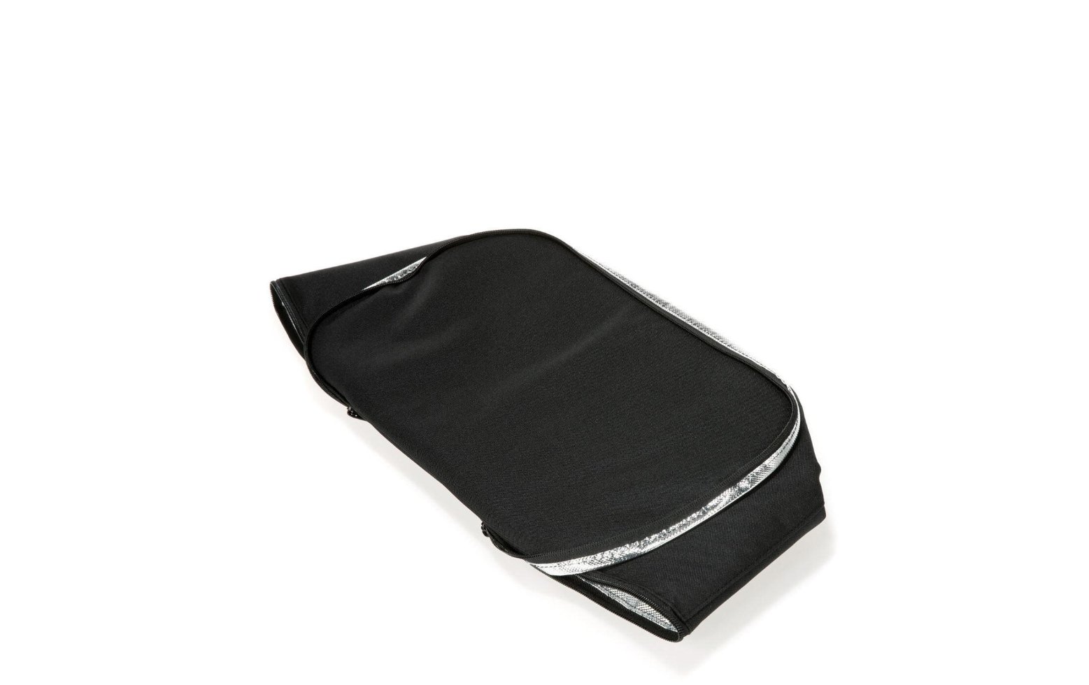 Tasche, Umhängetasche, Schwarz, Stoff, Reißverschlussfächer