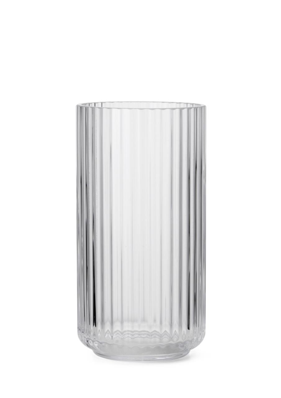 Lyngby Vase, 20.5cm, Klar