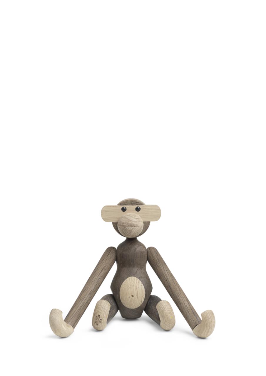 Affe klein, 18.5cm, Eiche