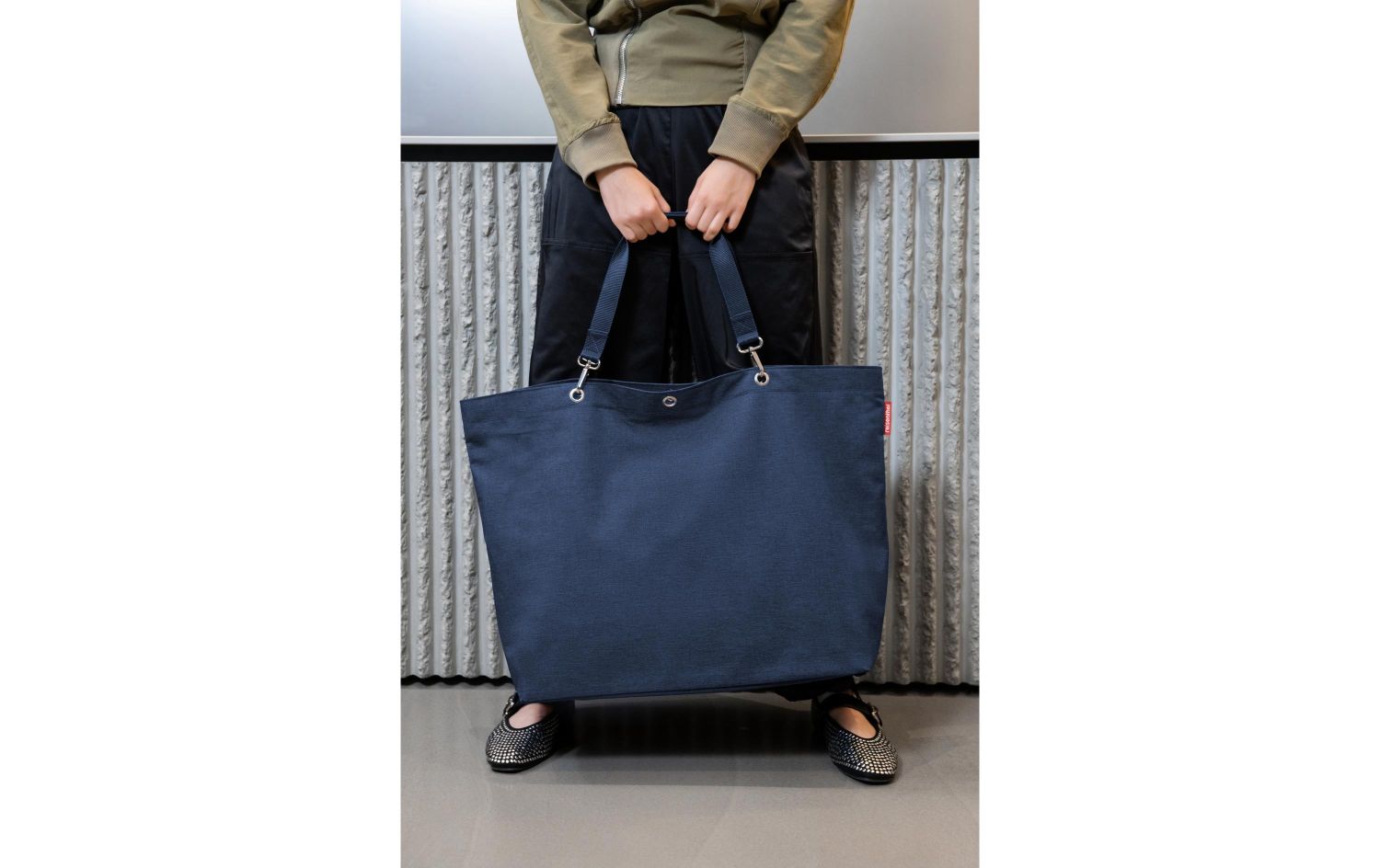 Tote, Stadtgröße, Navy, Nylon, Tragetasche