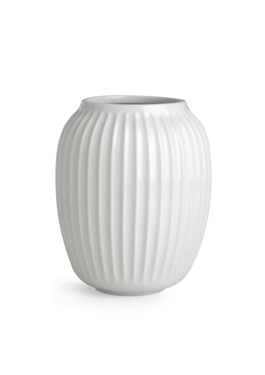 Hammershøi Vase, 21cm, Weiss