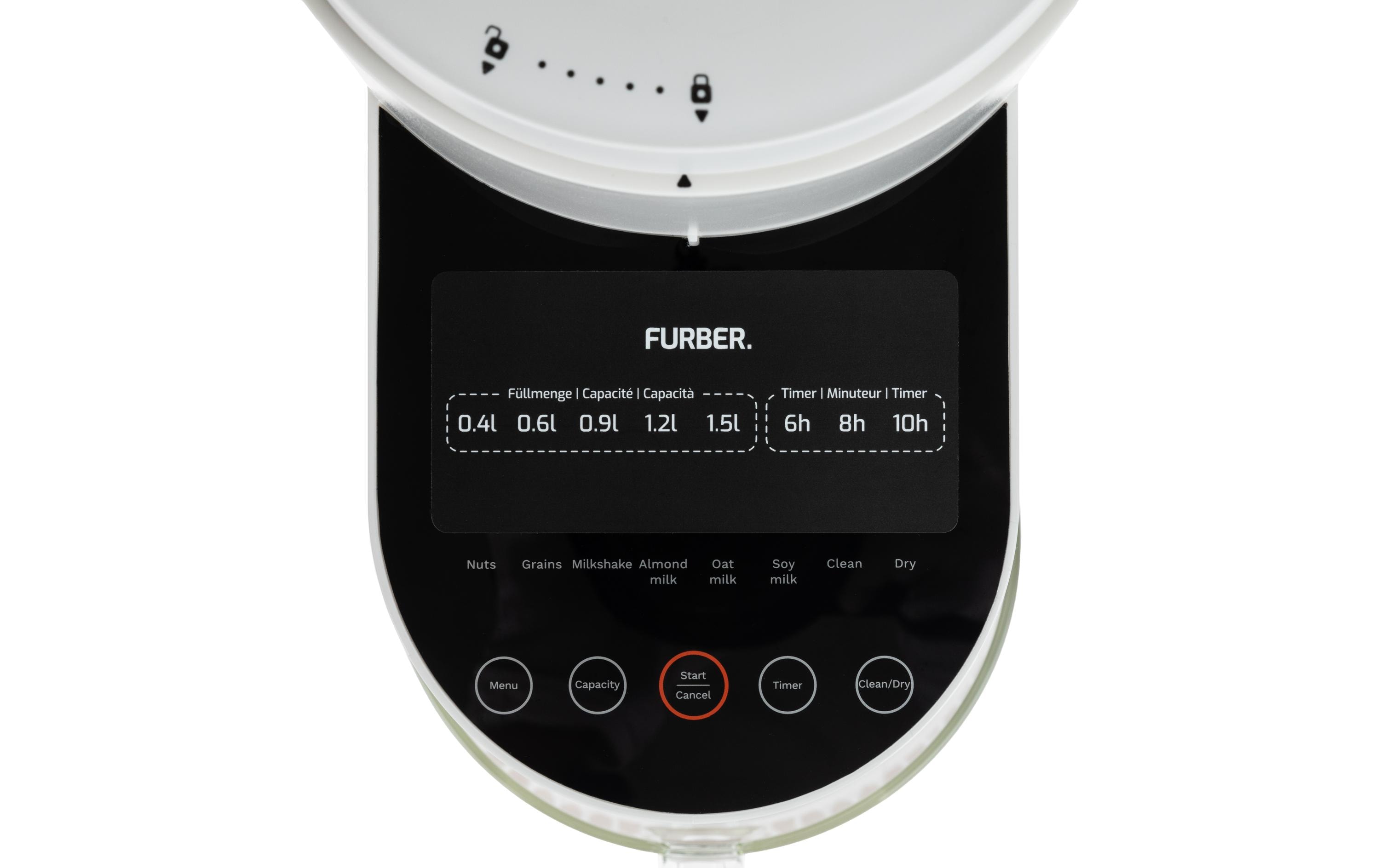 FURBER Pflanzenmilchmaschine Vega Adv 1.5 L