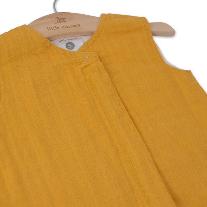 Cotton Muslin Sleeping Bag Gr. S - Mustard