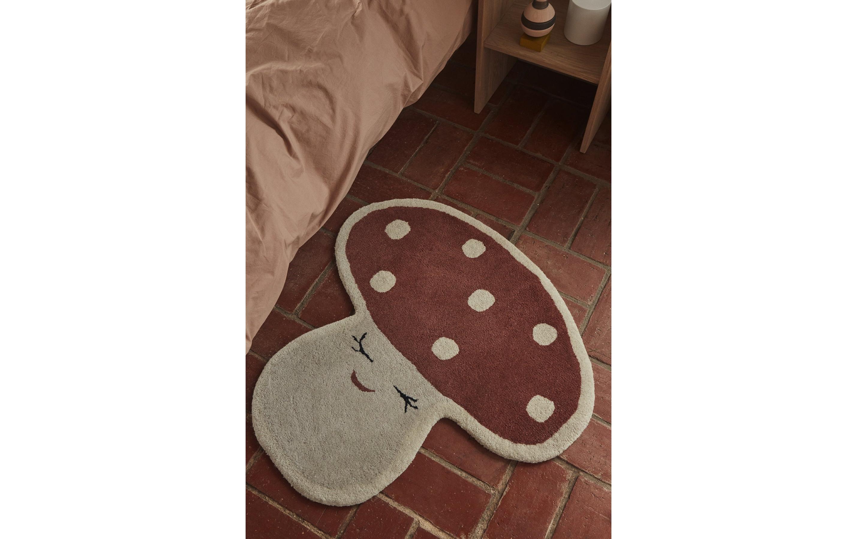OYOY Teppich Malle Mushroom