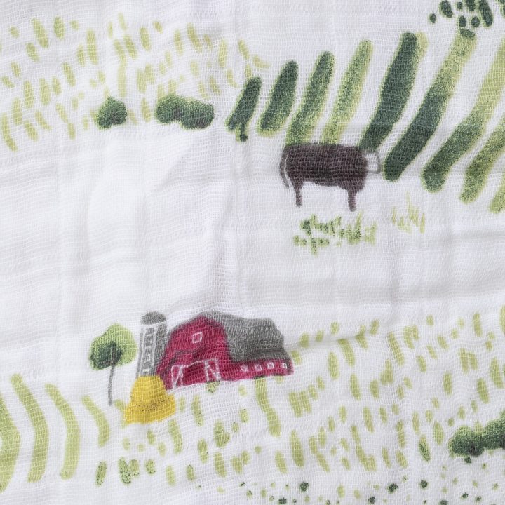 Big Kid Cotton Muslin Quilt - Rolling Hills