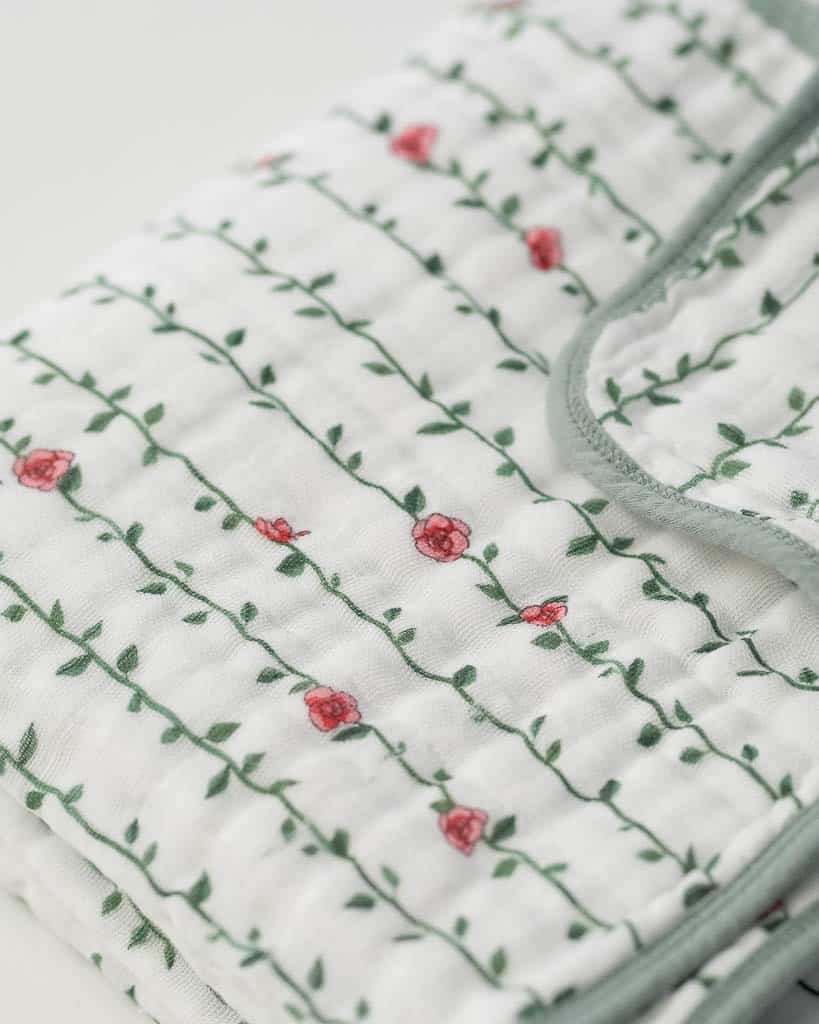 Cotton Muslin Quilt - Rose Wine