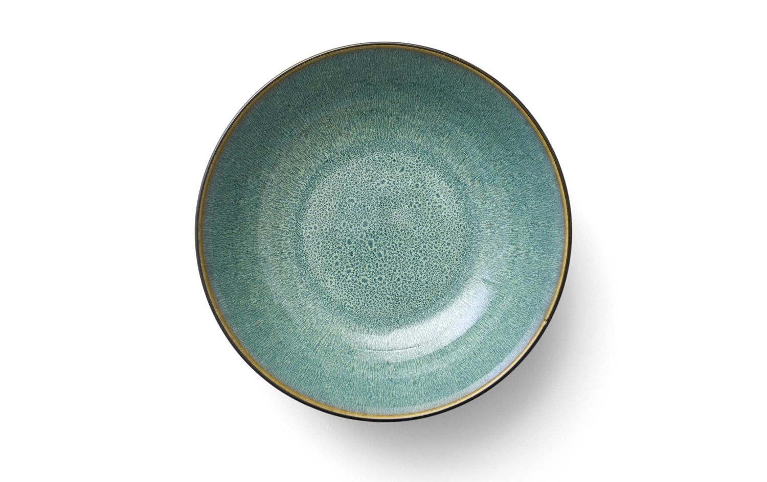 Teller, Porzellan, Glasur, Blaugrün, Keramik