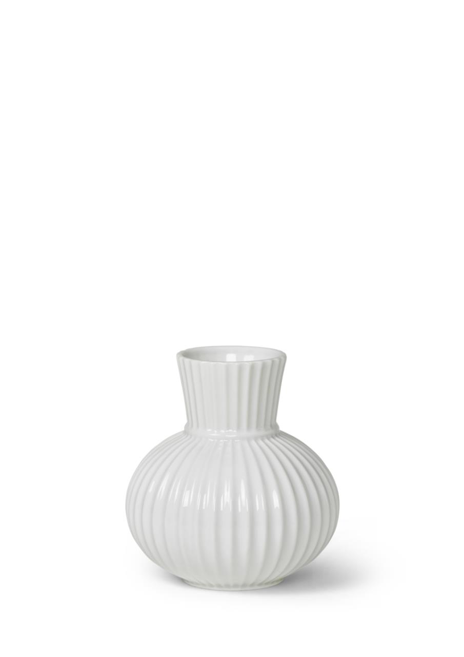 Lyngby Tura Vase, 14.5cm, Weiss