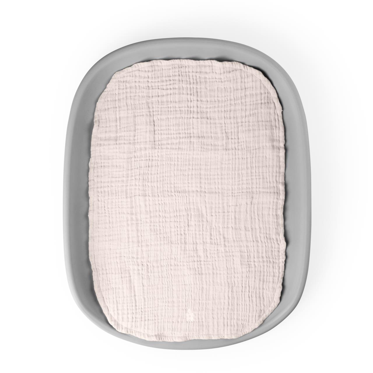 Wickelunterlage 6-lagig, Musselin, Rose