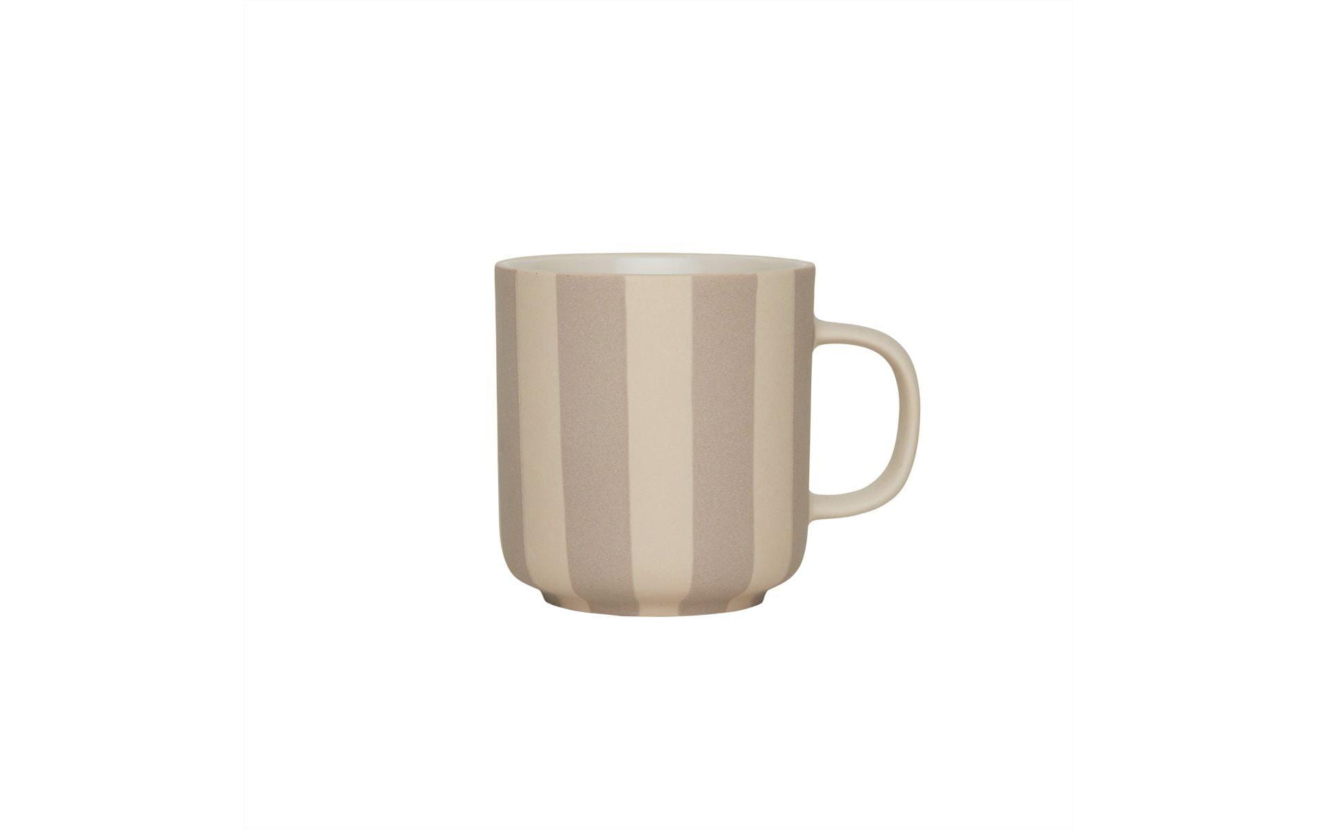 OYOY Tasse Toppu, weiss/grau