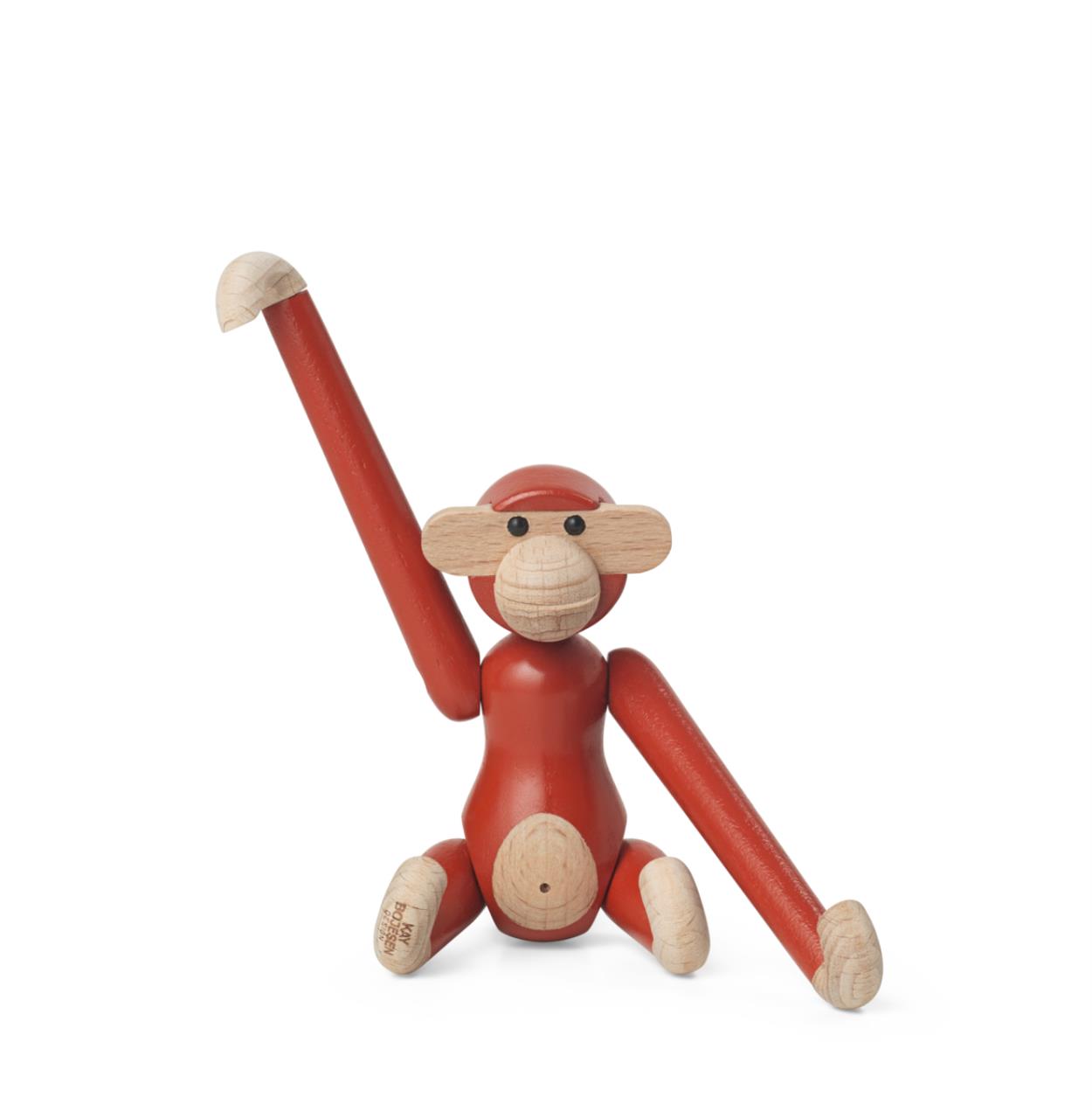 Affe mini vintage, 9.5cm, vintage rot