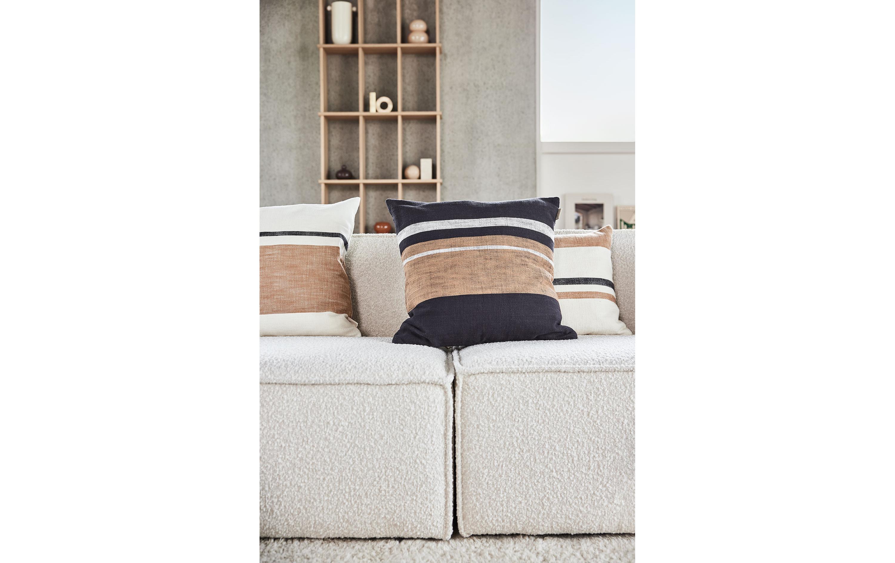 OYOY Kissen Sofuto Cushion Square Anthrazit