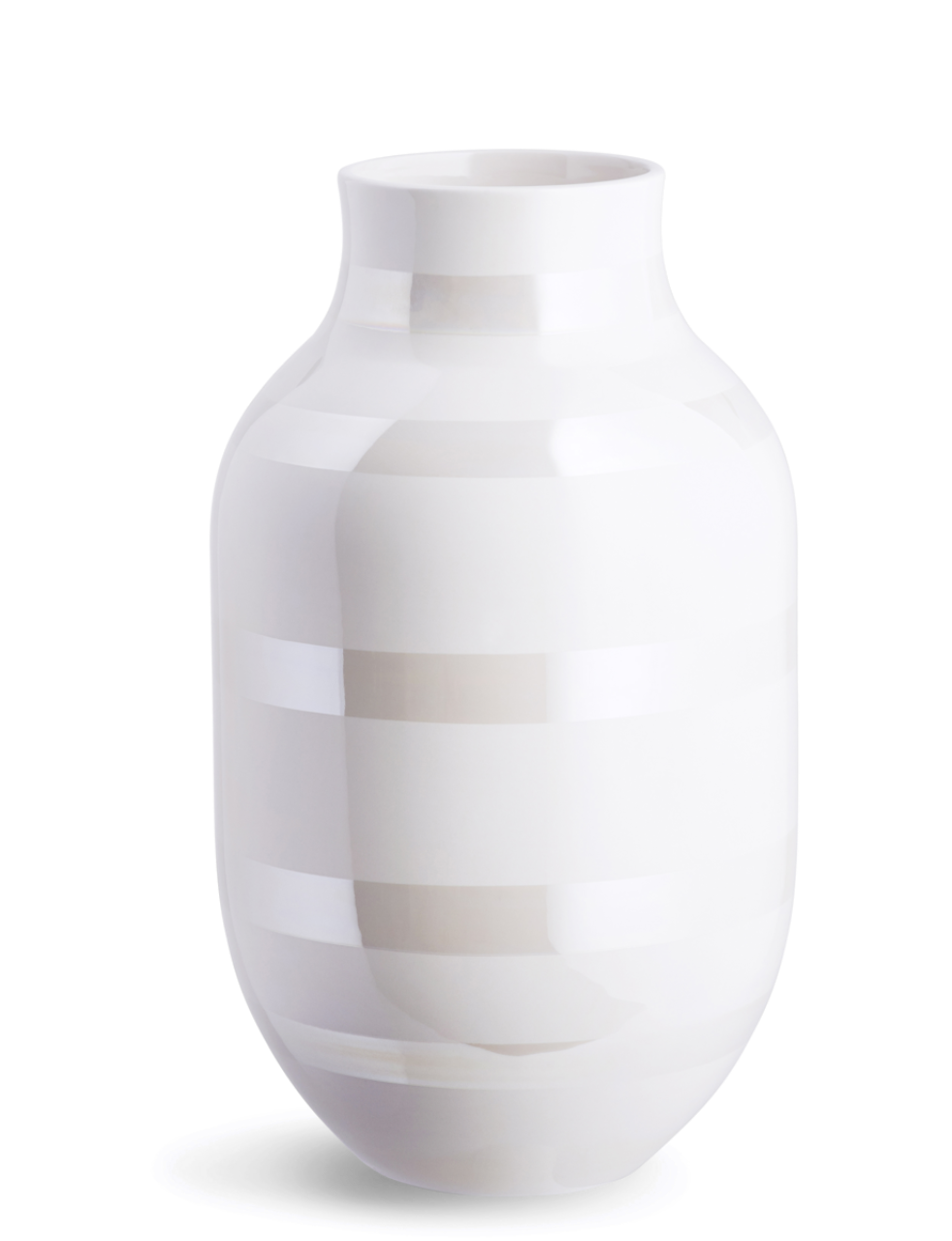 Omaggio Vase, 31cm, Perlmutt