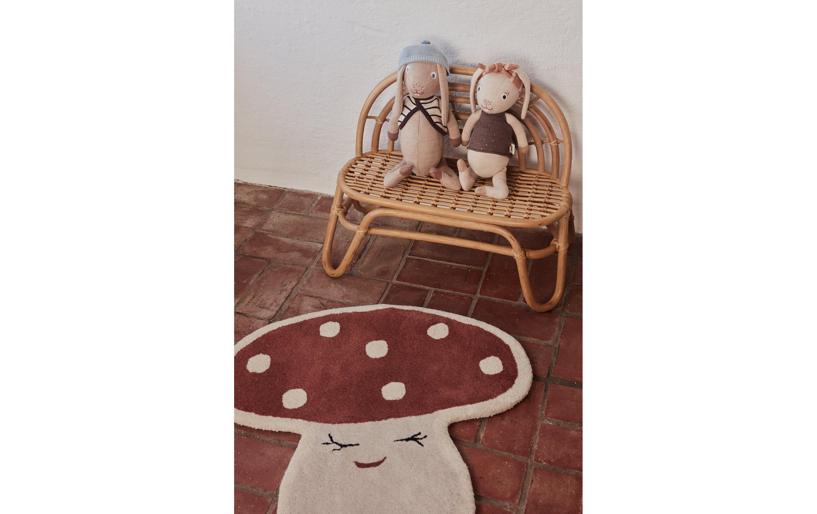 OYOY Teppich Malle Mushroom