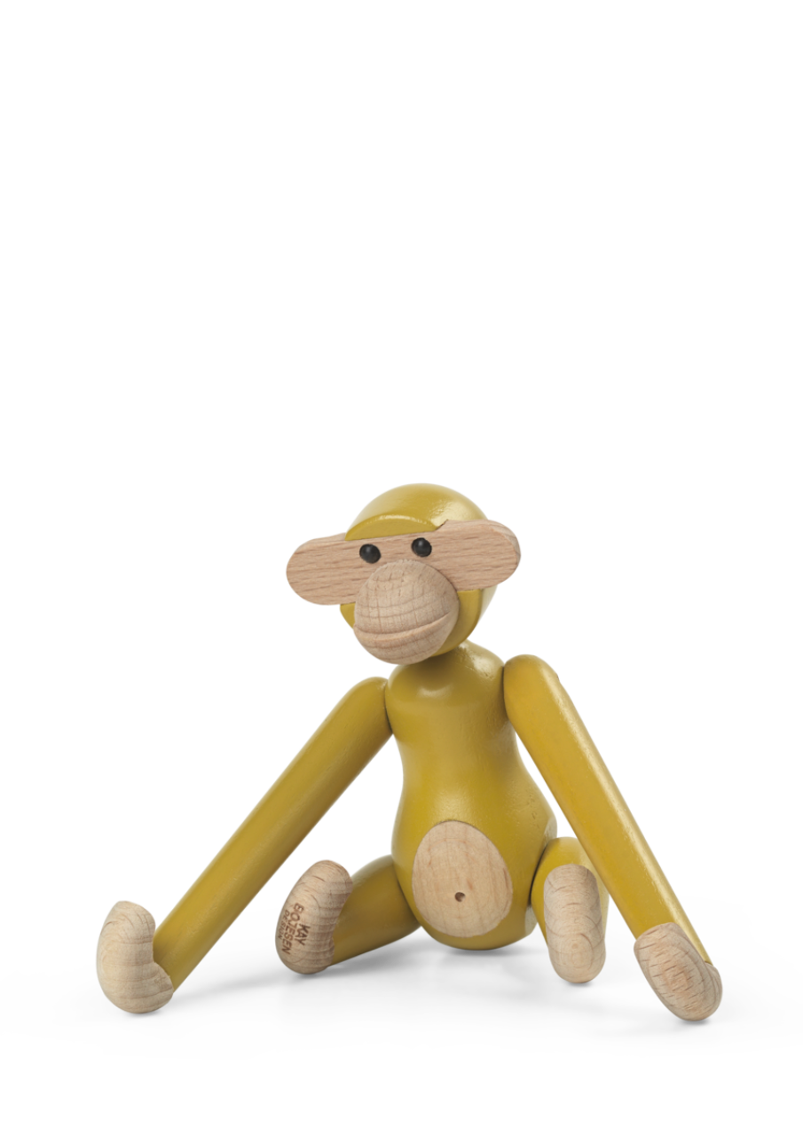Affe mini, 9.5cm, vintage yellow