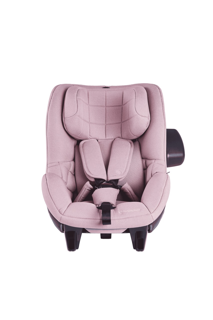 Kinderautokindersitz, Autokindersitz, Sitzkissen, Gurtführung, Lila/pink
