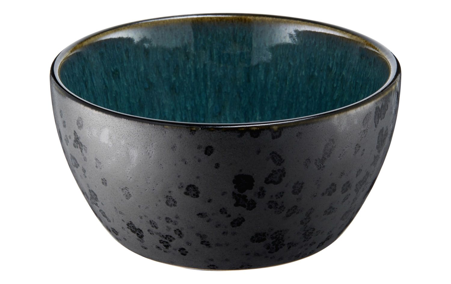 Schüssel, Teller, Keramik, grau, glasierte Innenseite