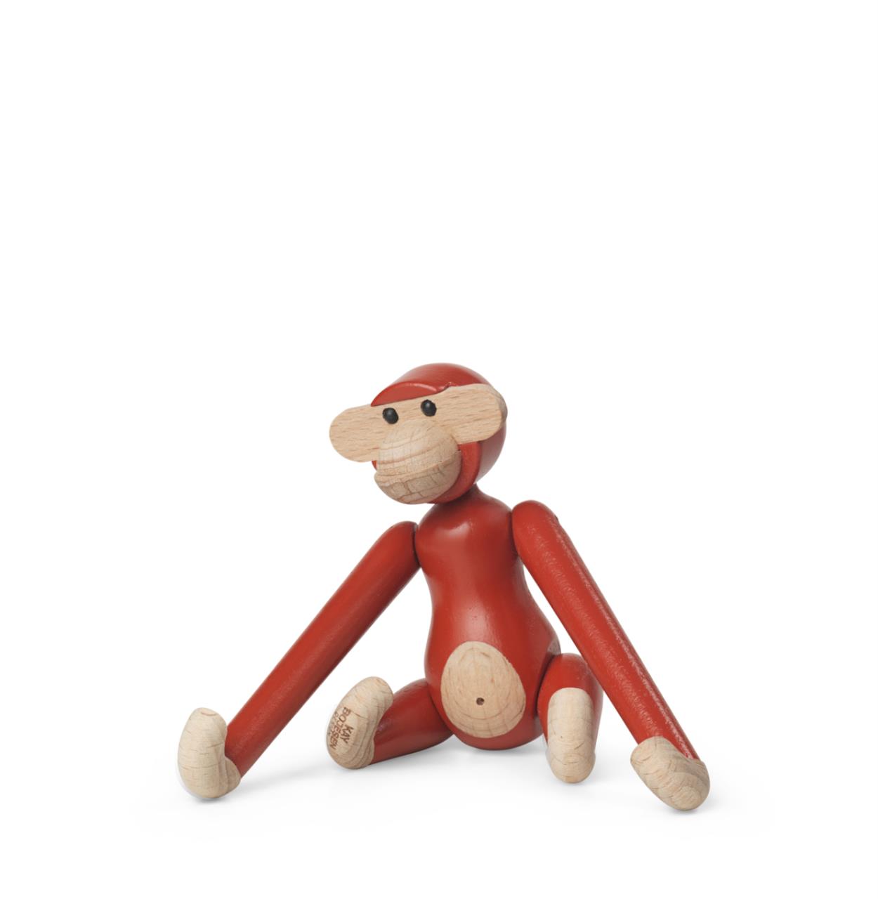 Affe mini vintage, 9.5cm, vintage rot