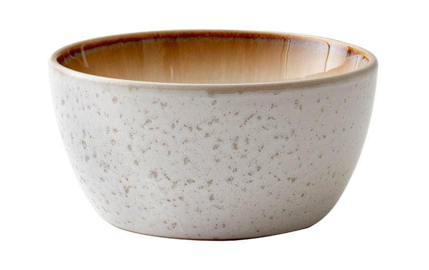 Schüssel, Porzellan, Speckled, Beige, Innenseite braun