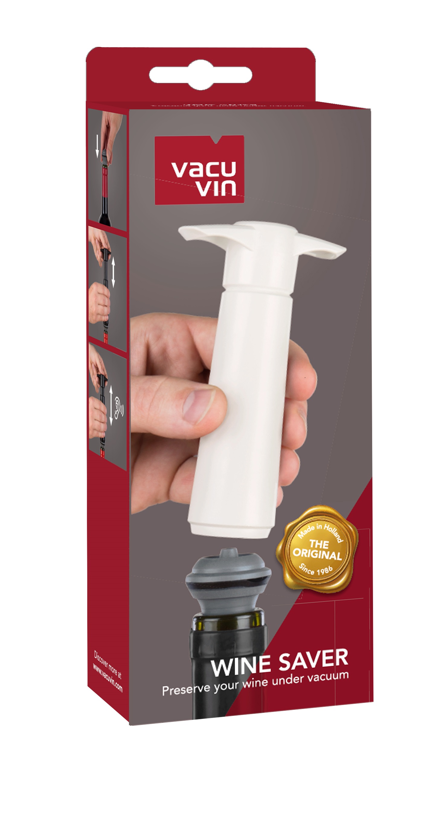 WS Pumpe Weiss + 2 Zapfen