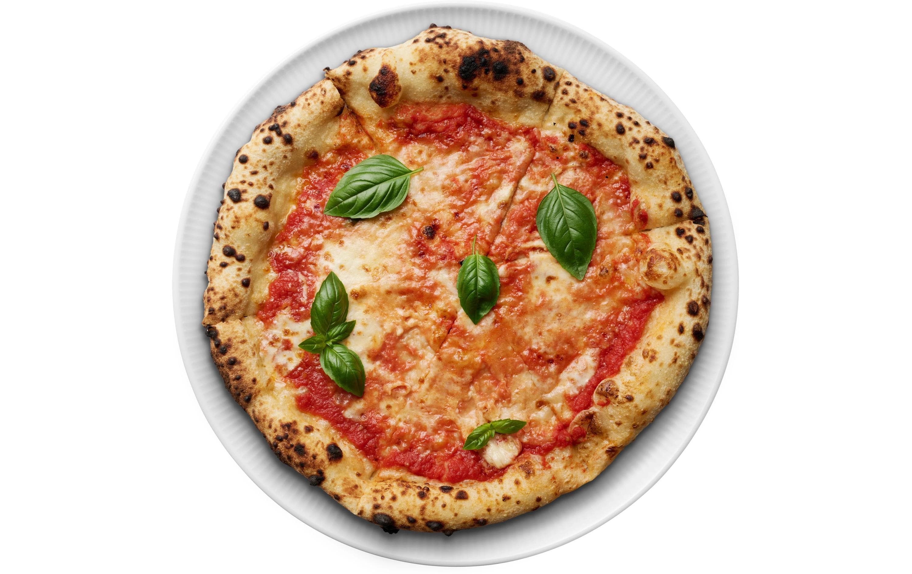 Essen, Pizza, Präsentation des Essens, Teller