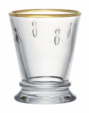 ABEILLE GOLD Trinkglas 26 cl 4er-Set