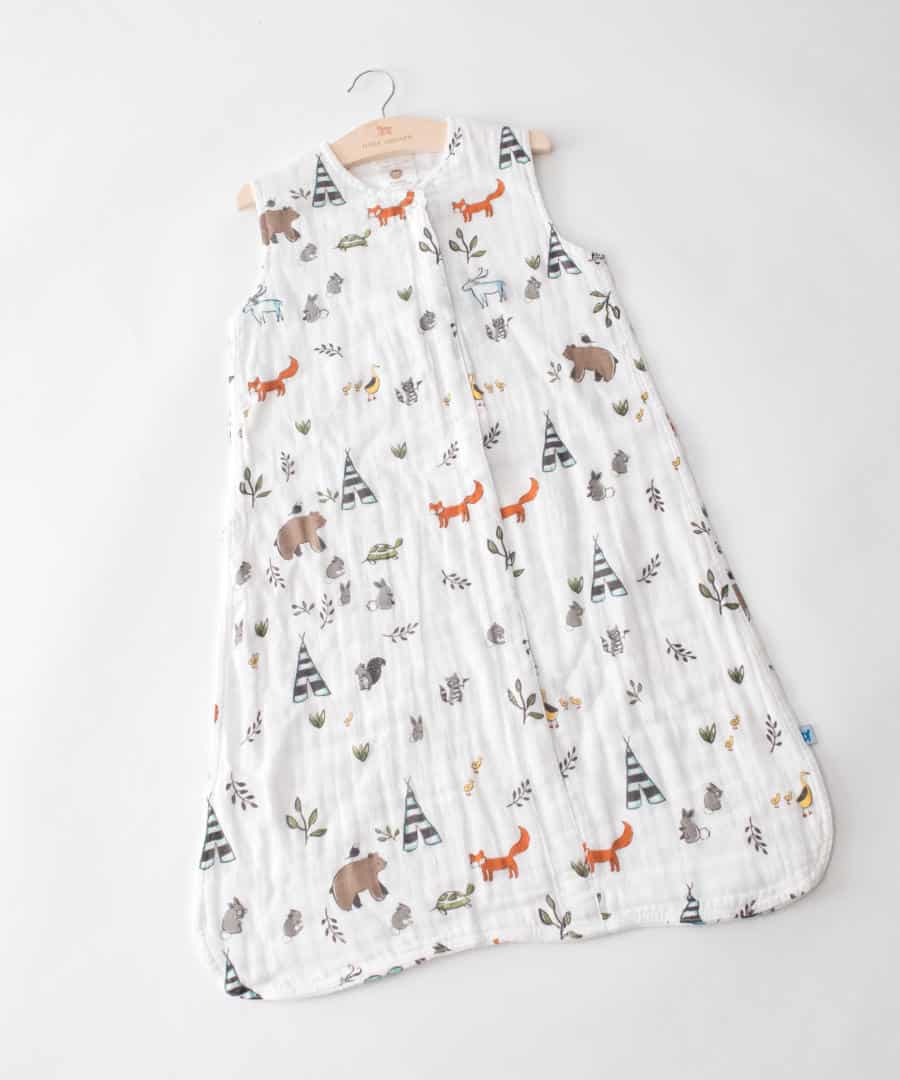 Cotton Muslin Sleeping Bag Gr. S - Forest Friends