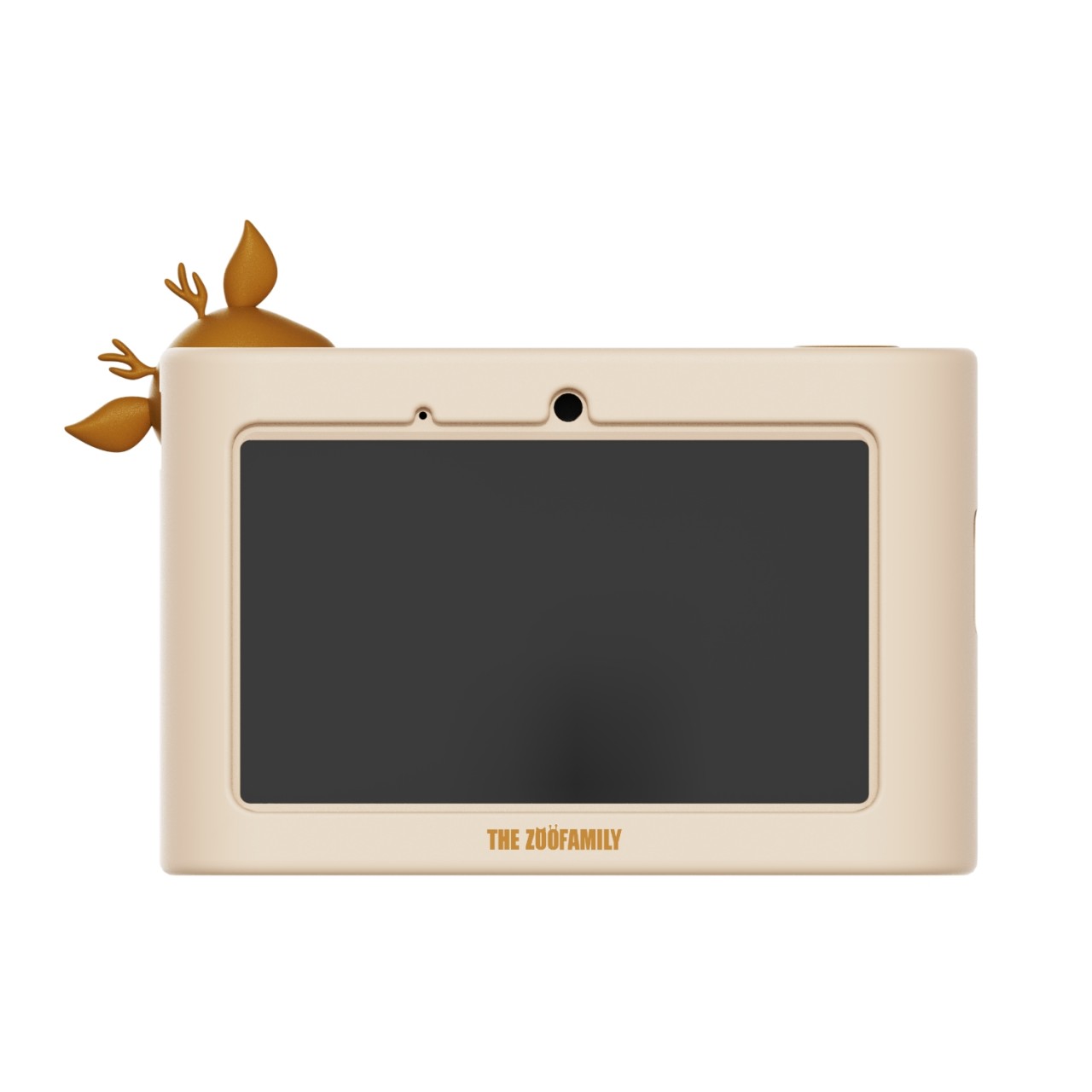 Kinderkamera, Tragbare Kamera, Beige, Bildschirm, ZOOFAMILY