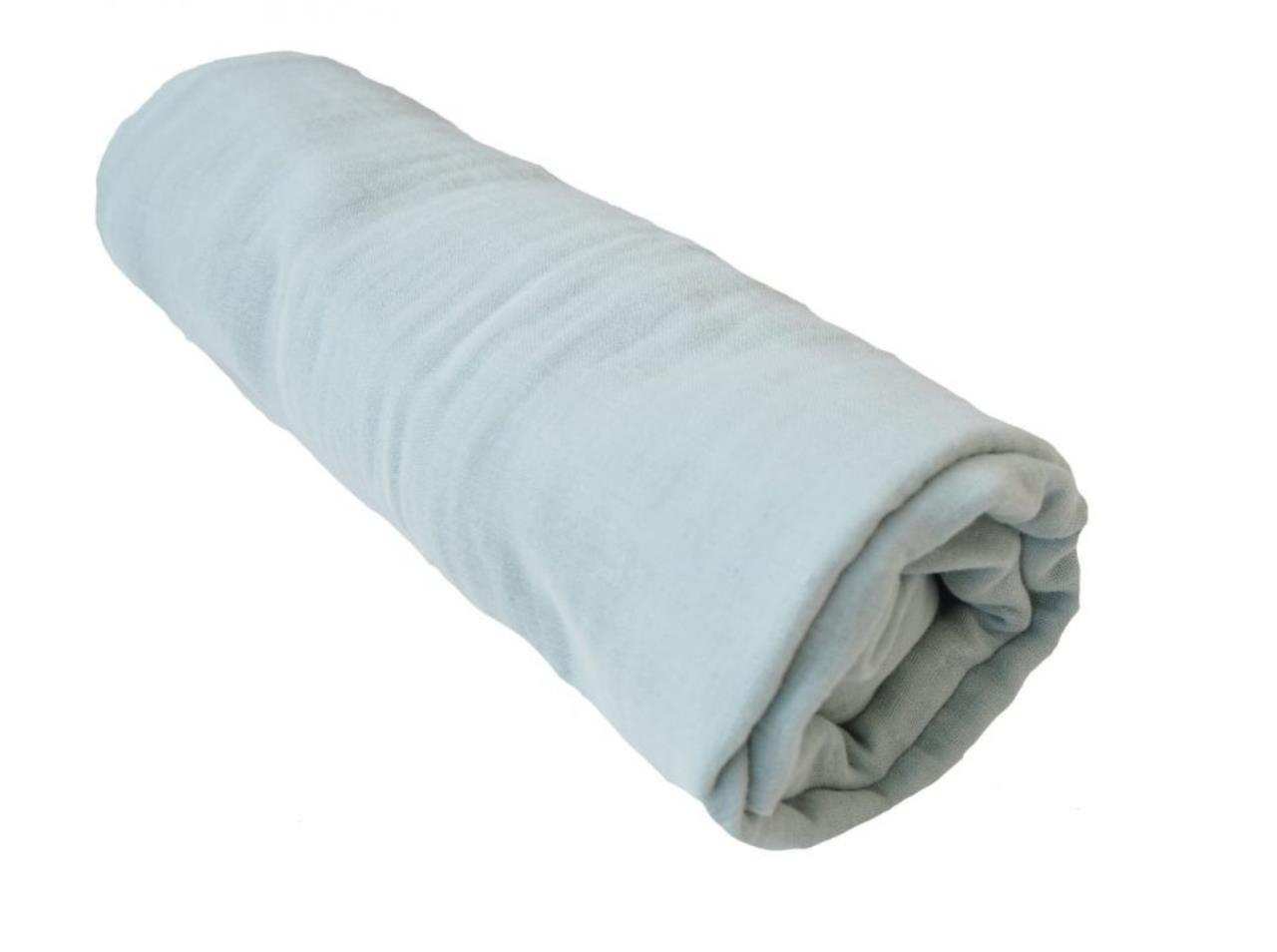 Kissenbezug Muslin, hellblau
