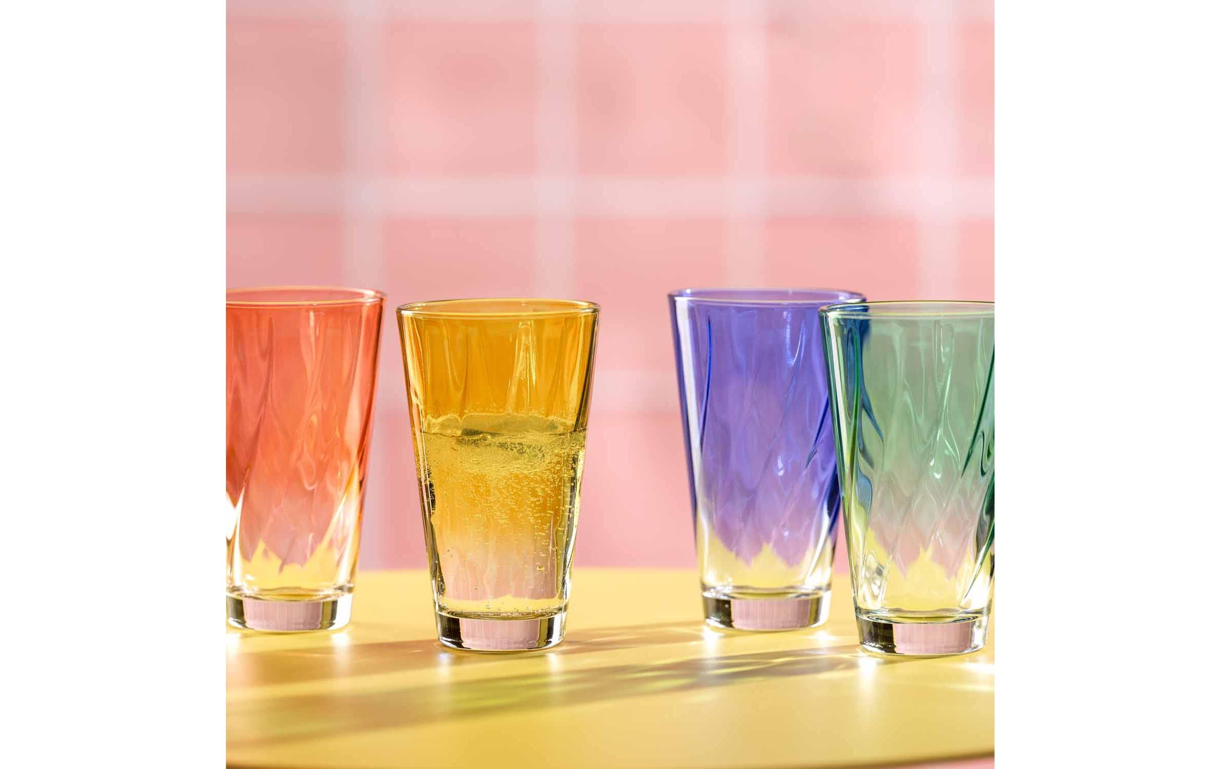 Leonardo Trinkglas Twist, 300ml gelb