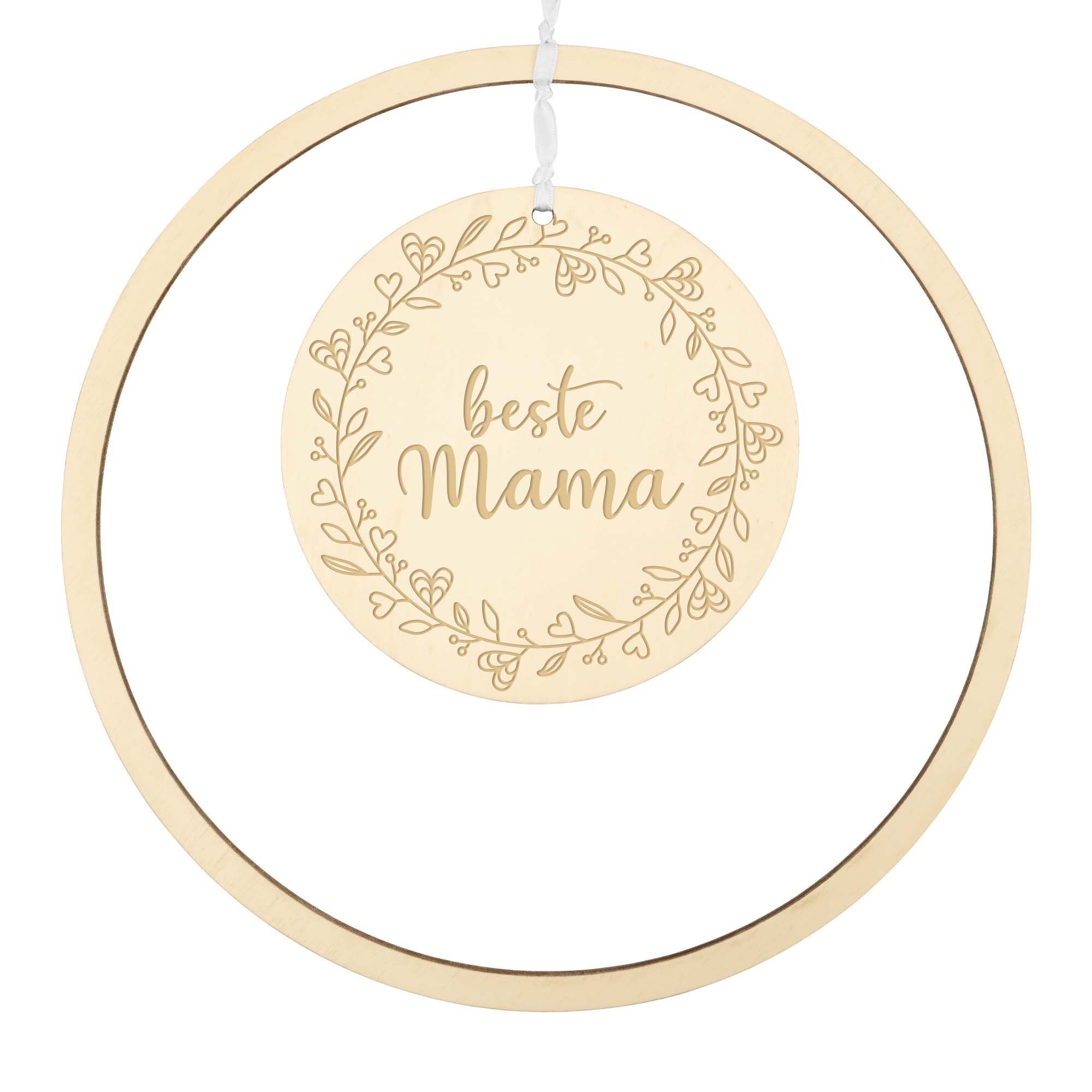 Holz Loop Muttertag "Beste Mama" Holz Loop Muttertag "Beste Mama"