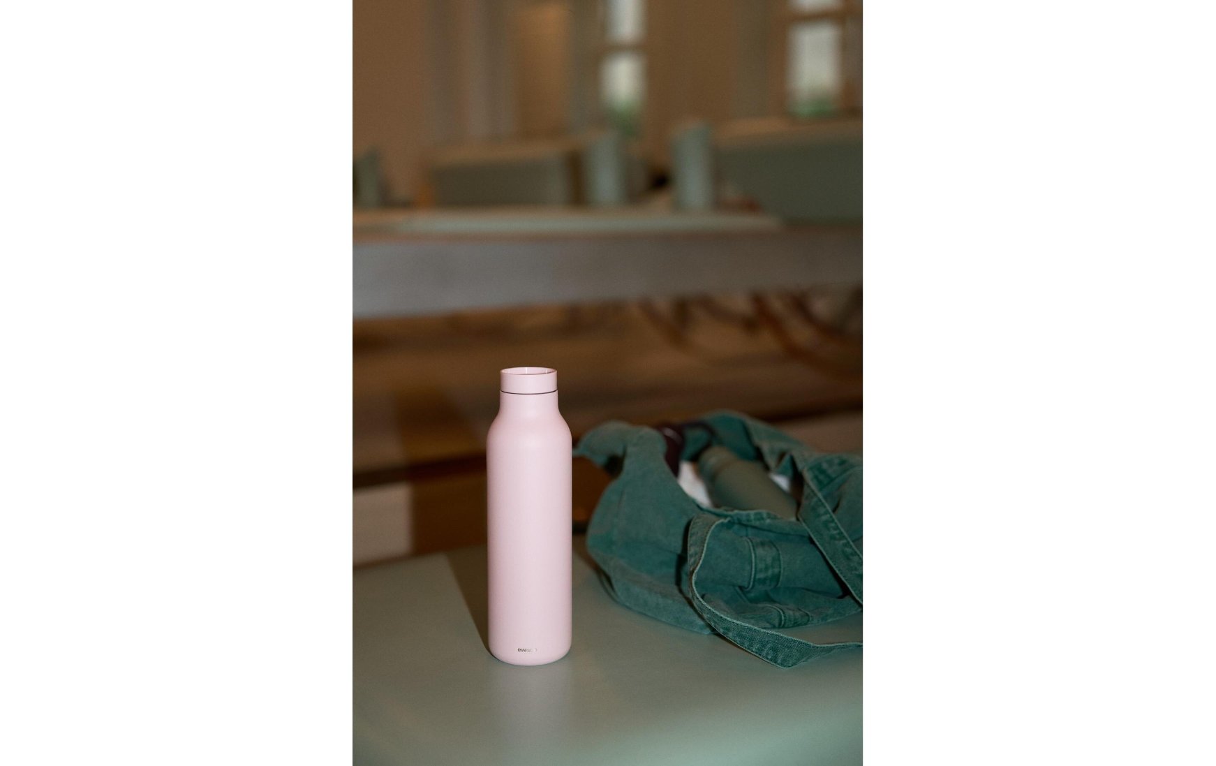 wasserflasche, rosa flasche, metall flasche, wiederverwendbar, sanft rosa