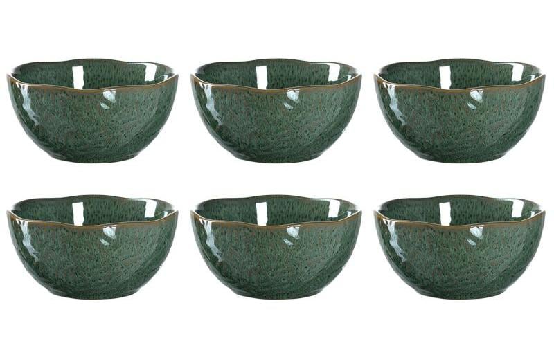 Leonardo Schale Matera 380ml Grün 6er Set Schale, Suppenschüssel
