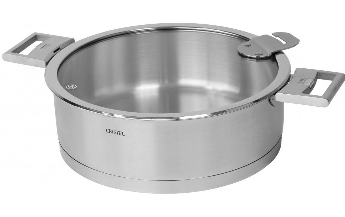 Cristel Schmorpfanne Strate, Ø 22cm, Griffe Kochgeschirr, Topf, Kochgeschirr, Topf