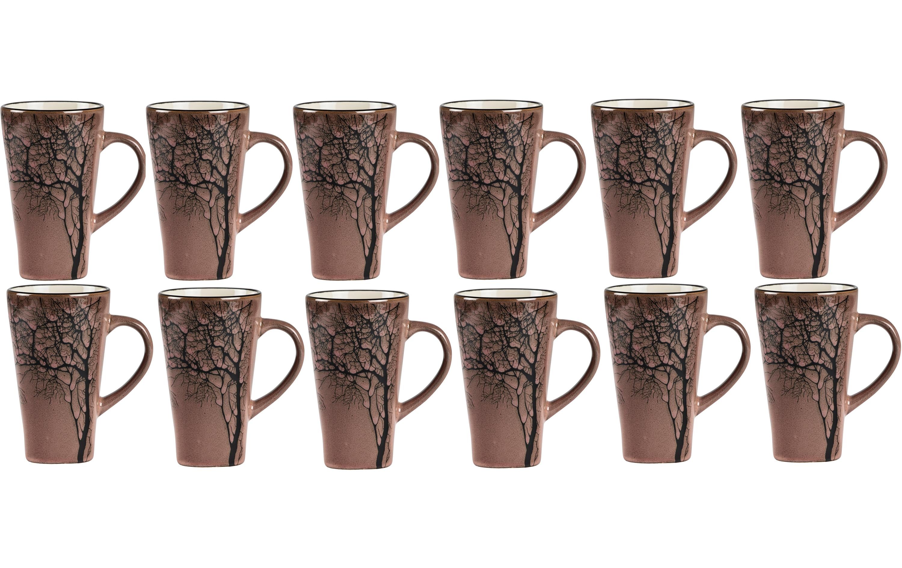 Villa Kaffeetasse Hela 12er Set dark rose
