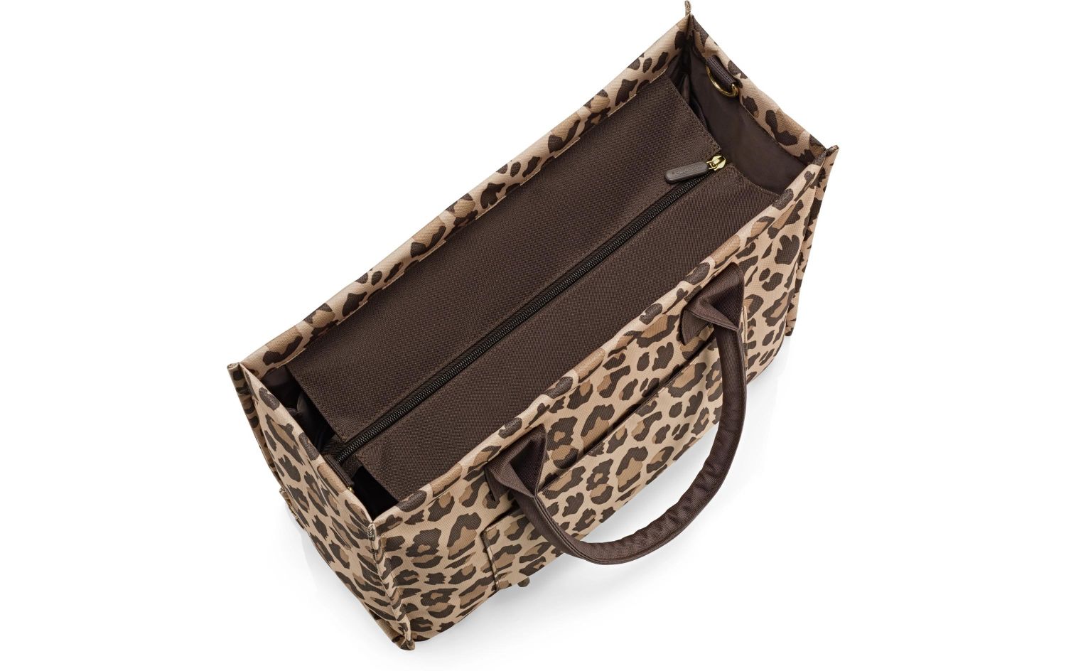 Tasche, Leopardenmuster, Reisetasche, Top-Zip, Tragegriff