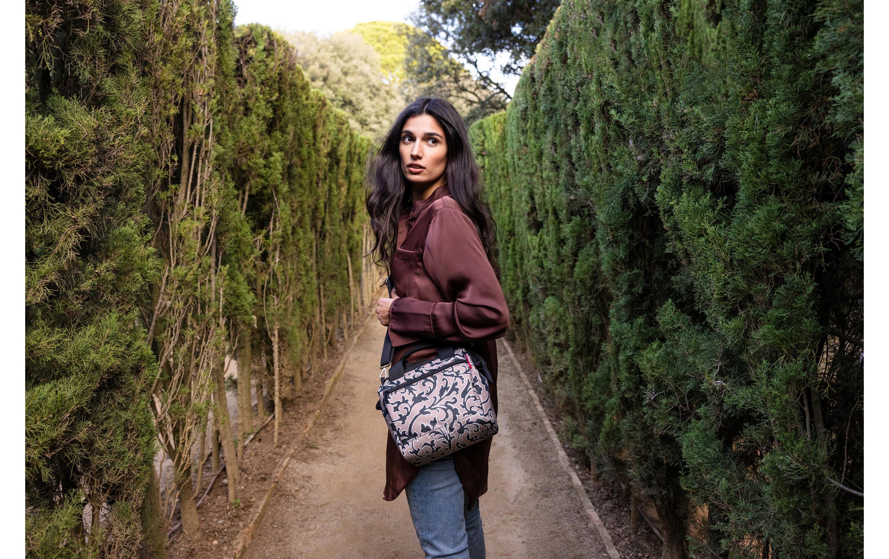 Tasche, Handtasche, Geldbörse, Garten, Person