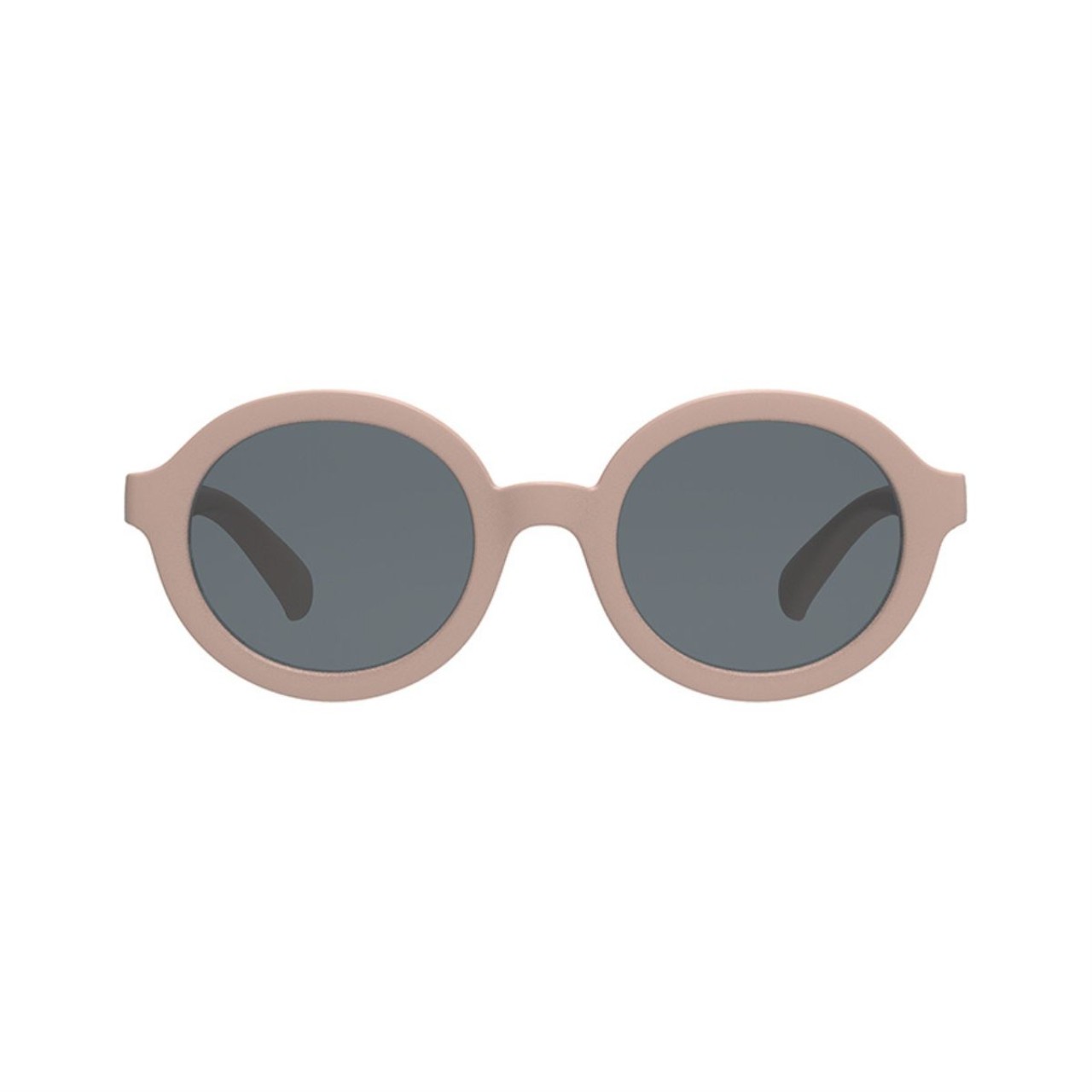 Sonnenbrille, runde Brille, Rosa Rahmen, graue Gläser, unisex