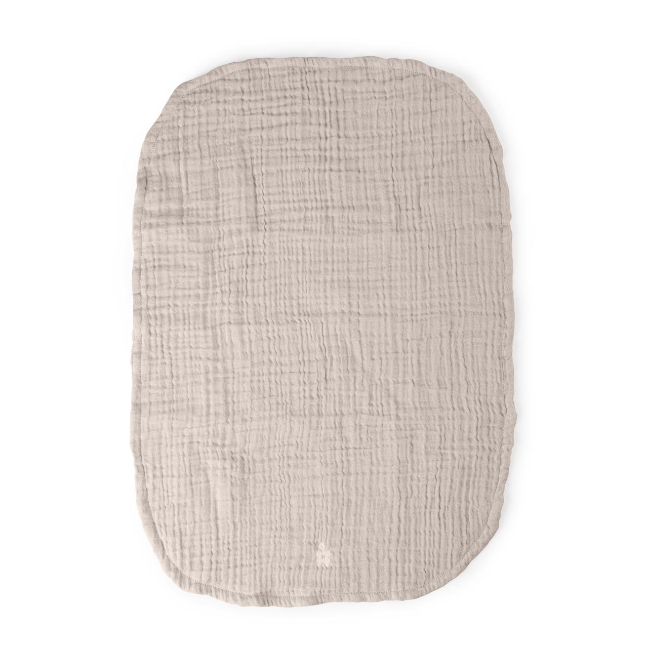 Wickelunterlage 6-lagig, Musselin, Beige