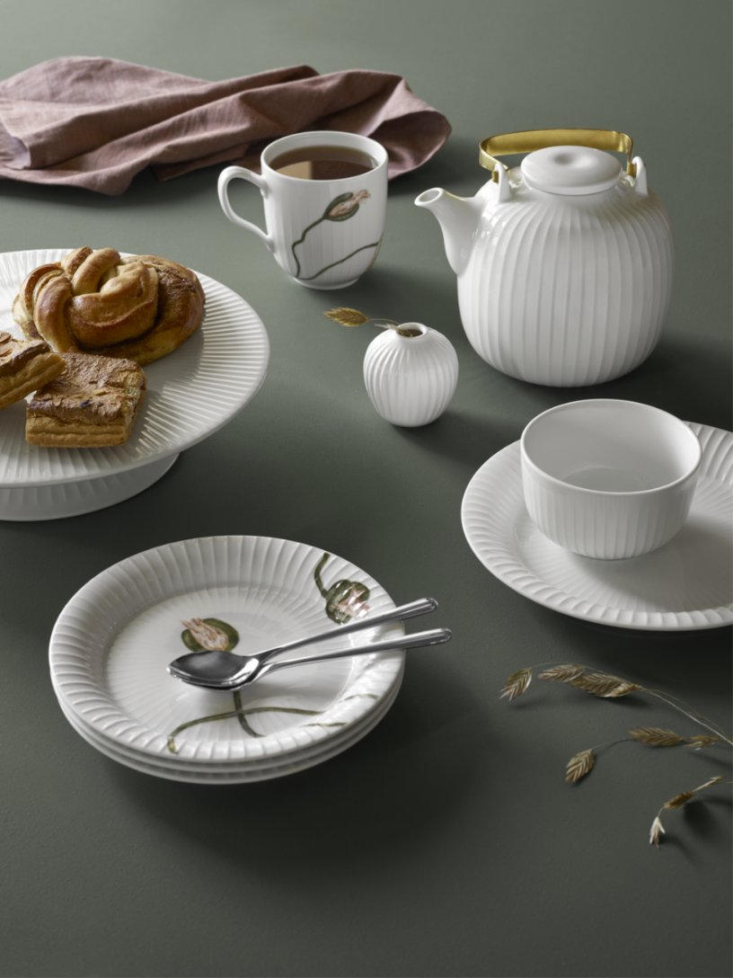 Hammershøi Teekanne Töpferei, Untertasse, Tasse, Porzellan, Topf