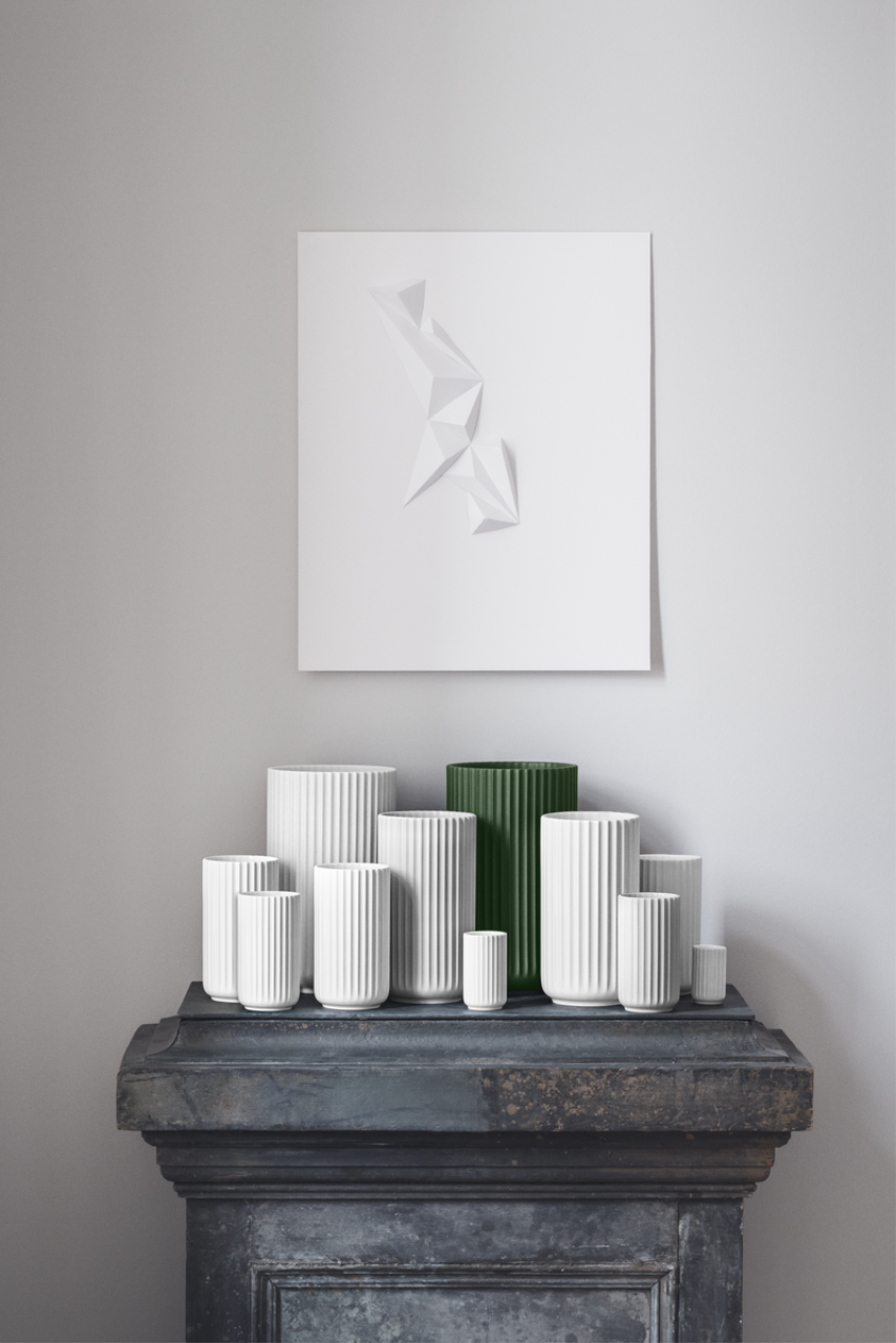 Lyngby Vase, 10.5cm, Weiss