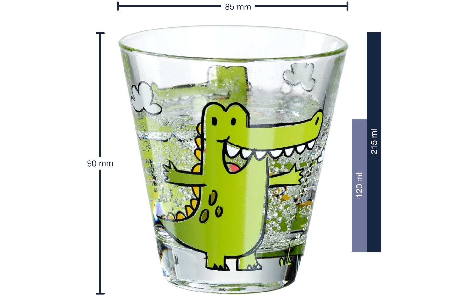 Leonardo Trinkglas Bambini 215ml Krokodil