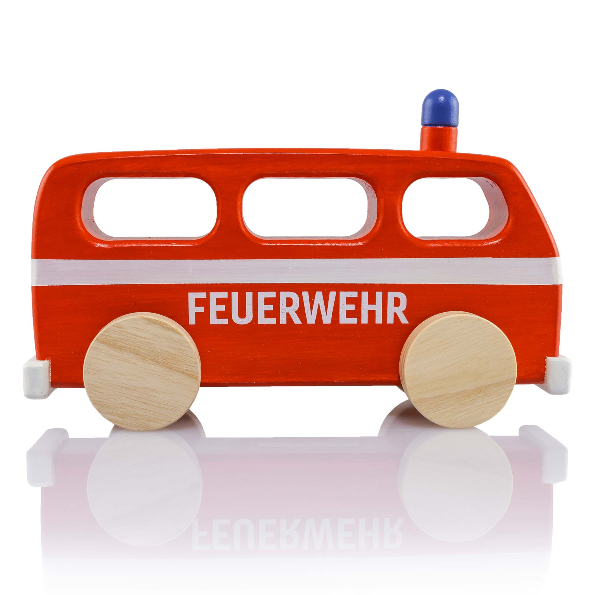 Holzspielzeug "Kultbus Feuerwehr" (Heimstätte Wil) Holzspielzeug "Kultbus Feuerwehr" (Heimstätte Wil)