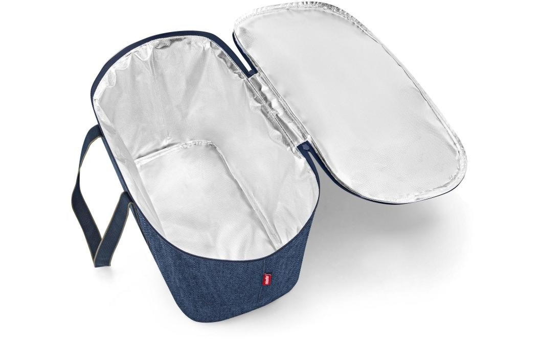 Stofftasche, Lunchbag, Kühltasche, Isolierte Tasche, Denim-Optik