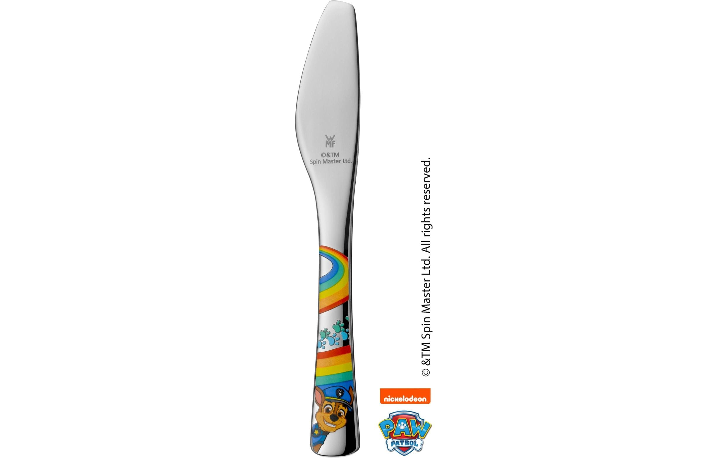 WMF Kinderbesteckset Paw Patrol Besteck, Gabel, Klinge, Messer, Waffe, Besteck, Gabel, Klinge, Messer, Waffe
