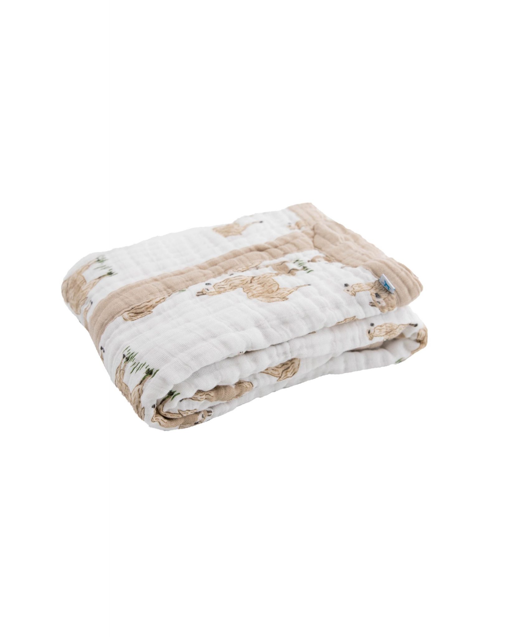 Cotton Muslin Baby Blanket - Llama Llama