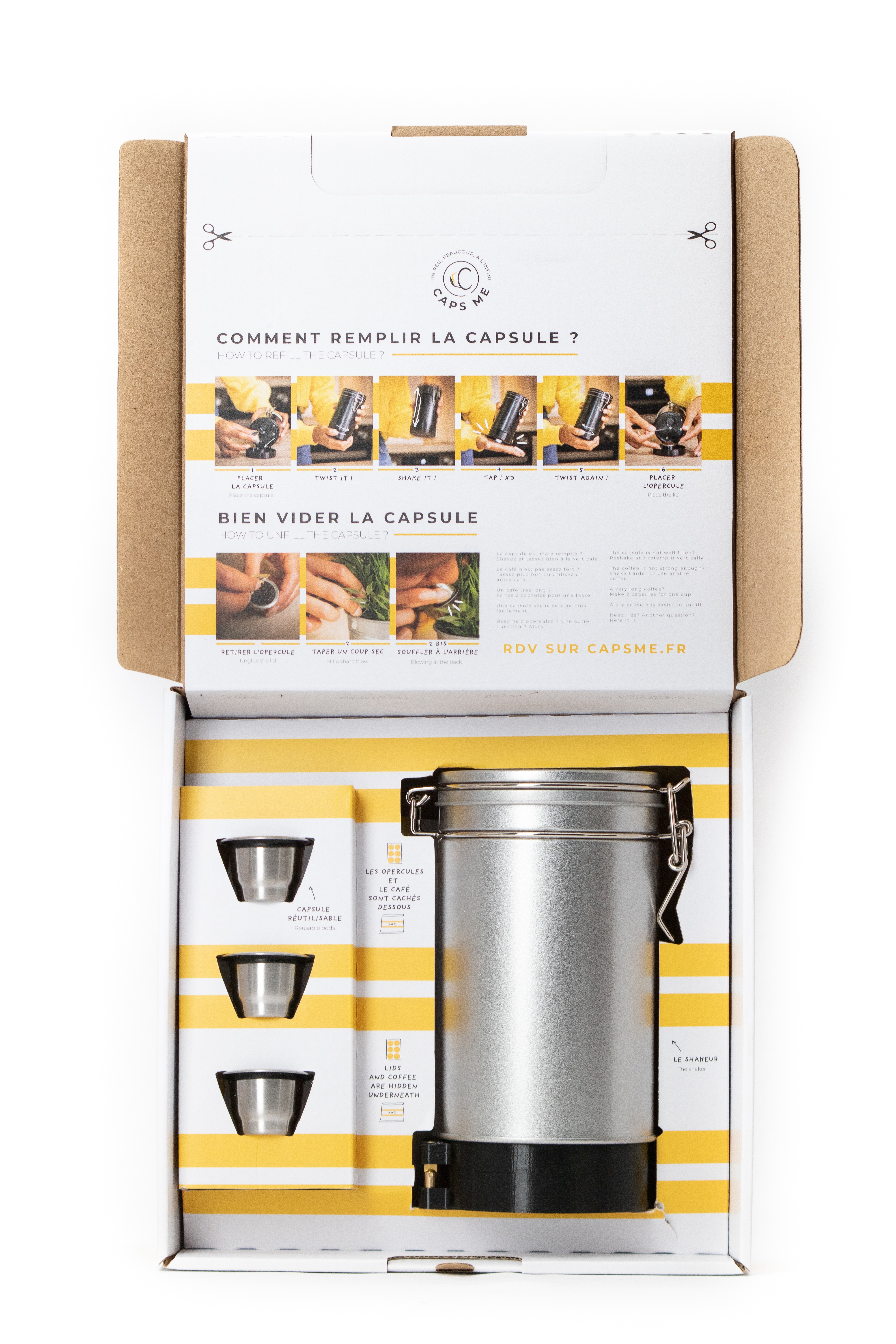 Kaffeebox grau