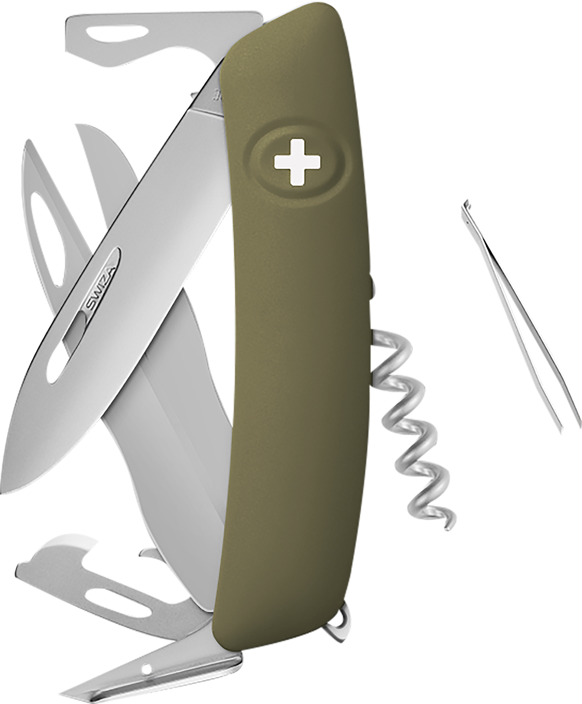 Taschenmesser Large Olive matt