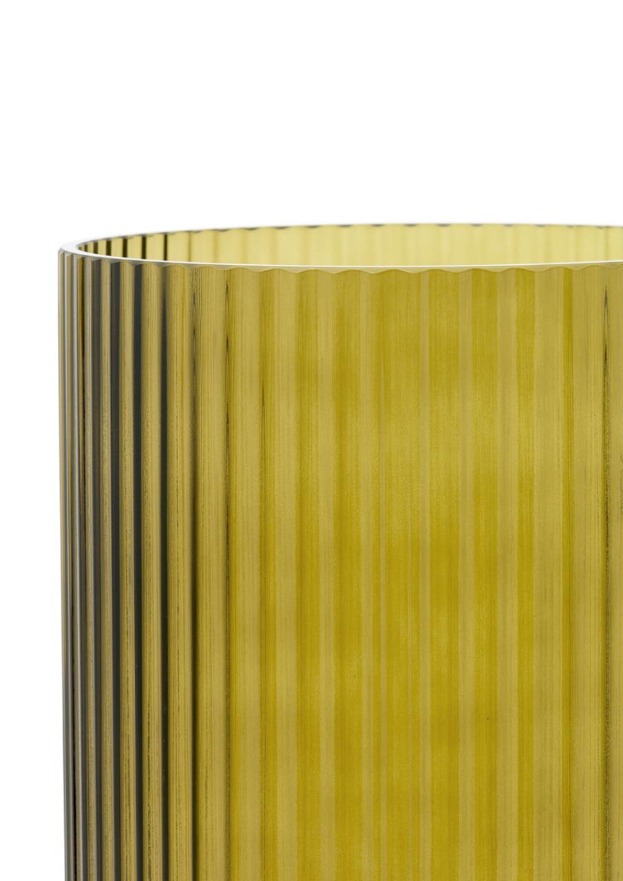 Lyngby Vase, 38cm, Olivgrün